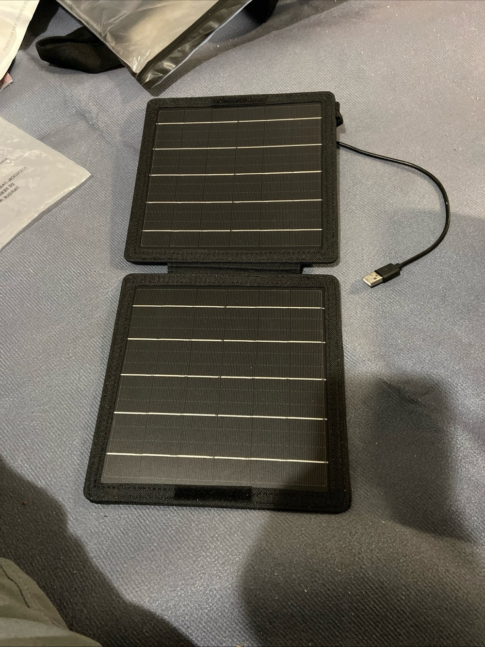 Portable Black USB Solar Charger Panel for Tablets & Accessories